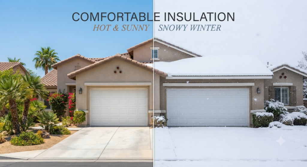 Best garage door insulation for hot climates and cold weather