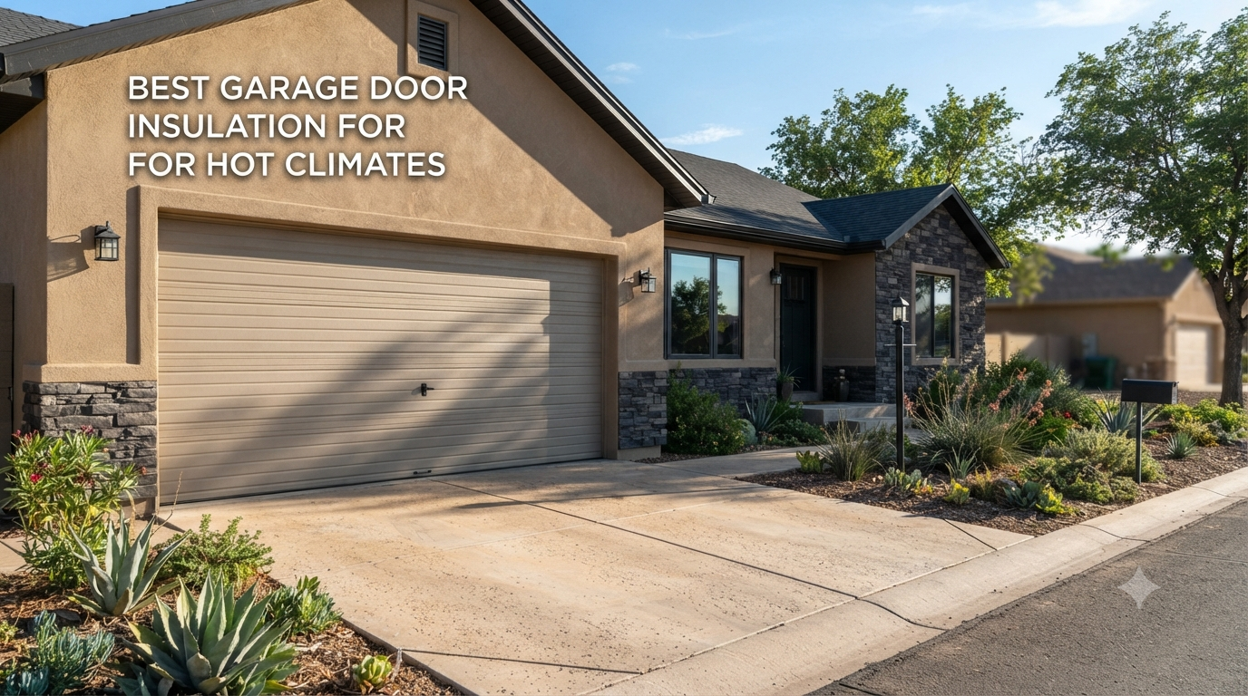best garage door insulation for hot climates