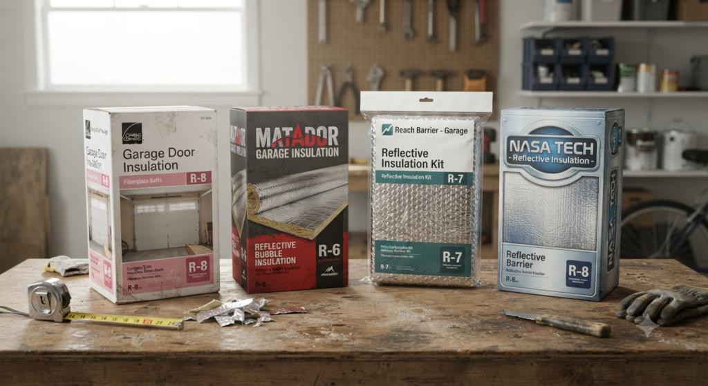 Popular garage door insulation kits comparison