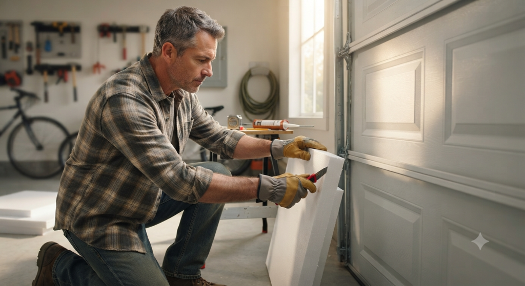 Best way to insulate a garage door