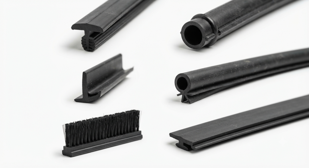 Different garage door bottom seal types