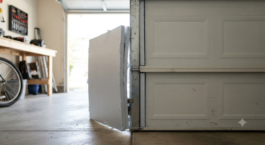 Common mistakes when installing garage door insulation