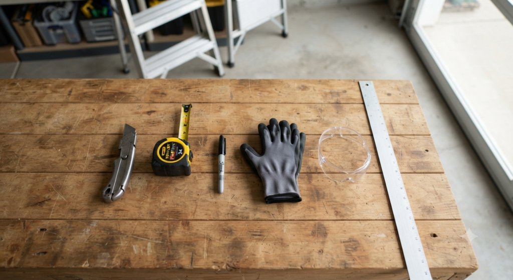 Tools needed for DIY garage door insulation installation