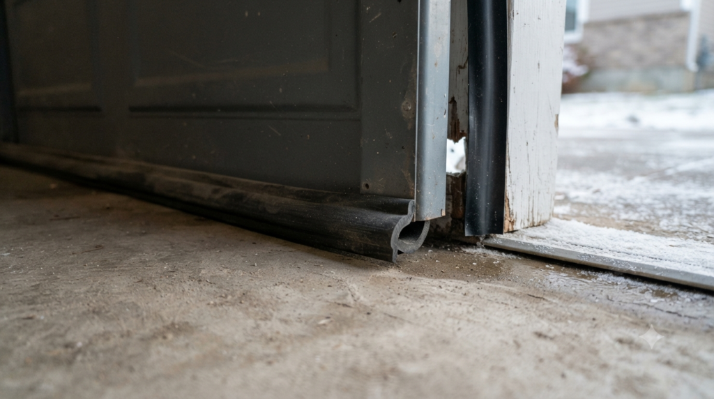 garage door weatherstripping and bottom seal