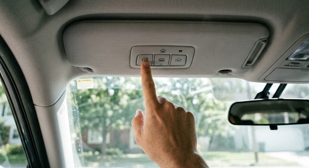 Programming LiftMaster garage door opener to car HomeLink button